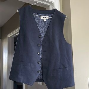 Joseph Abboud dark blue men’s vest S